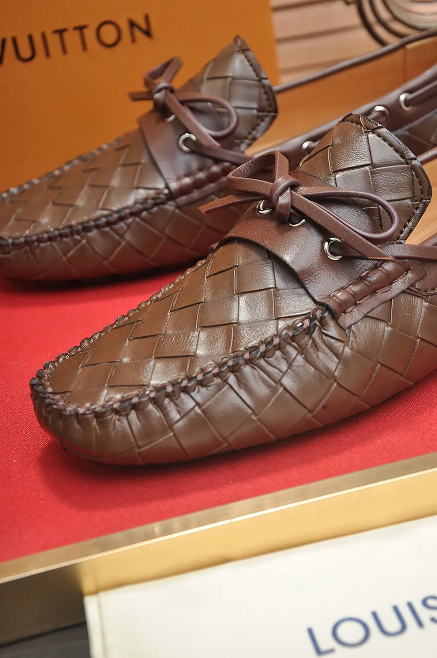 Men's Men's Shoes💰420💶【GUCCI】 (High-end Niuli) New 🍀Gucci*——Gucci Doudou Shoes! Made of imported original cowhide, the inner top layer is comfortable cowhide lining! Original wear-resistant rubber outsole! High quality products! Code number 38-44!